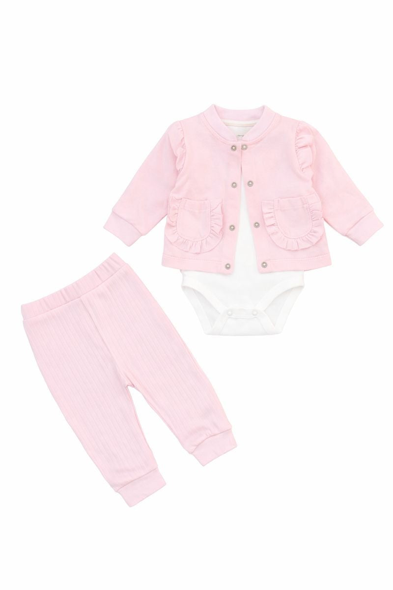 Бебешки комплект “Pink Comfort” – 3 части