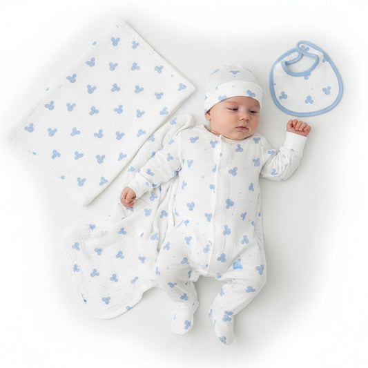 Комплект за изписване “Blue Hearts” – с небесносини сърчица