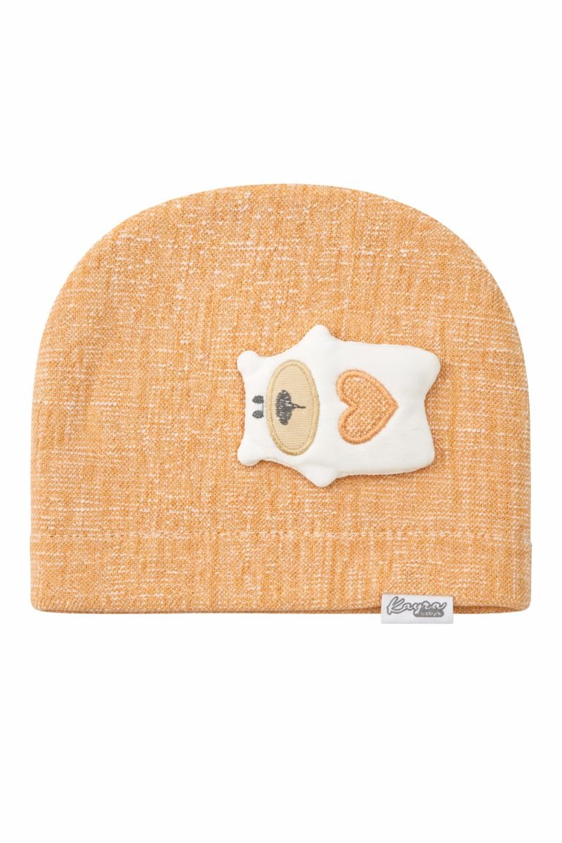 Бебешка шапка “Little Bear” – цвят карамел