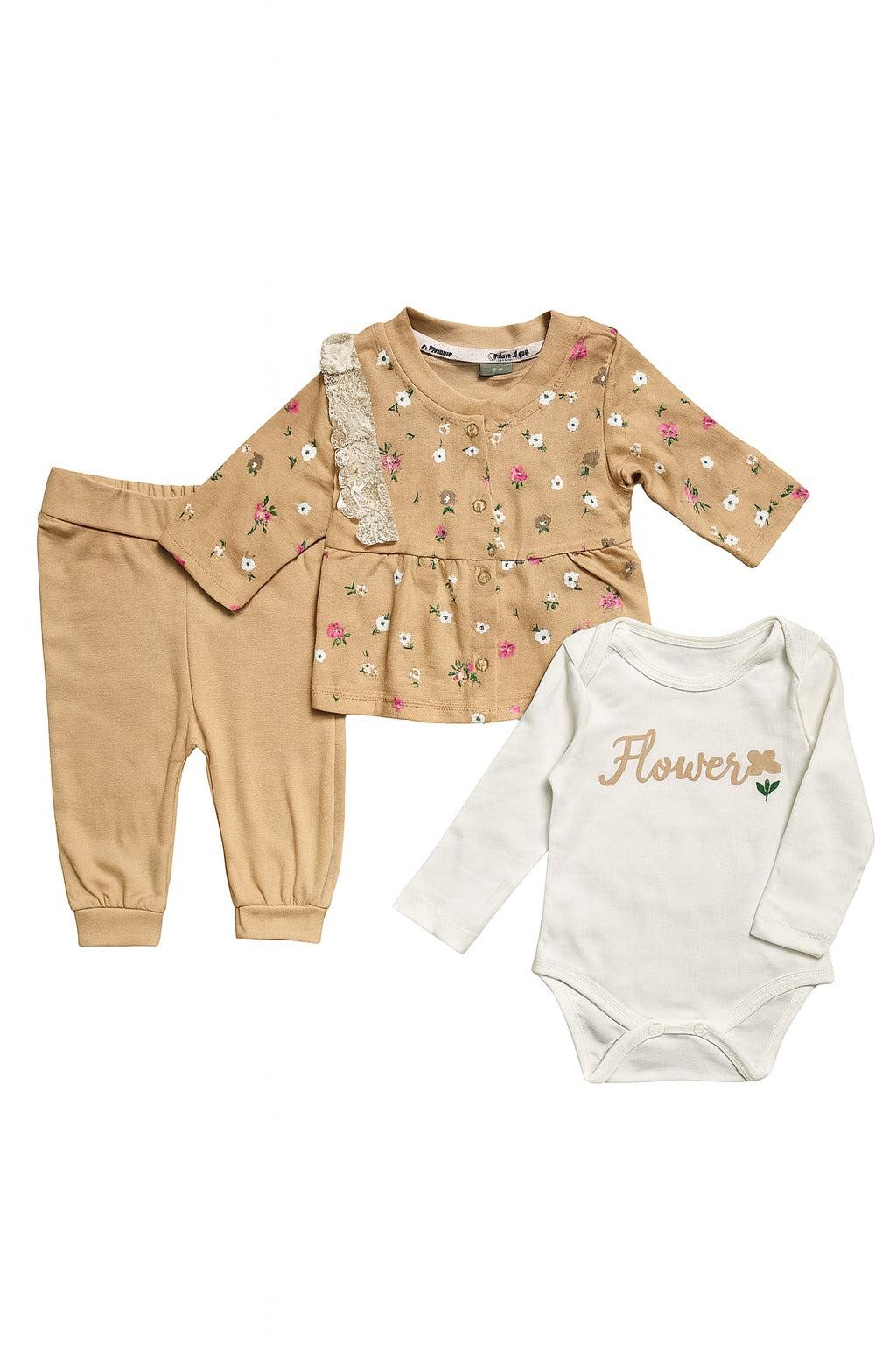 Комплект от 3 части  “Little Flowers"