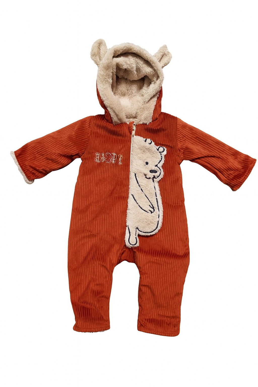 Зимен Гащеризон „Happy Teddy“ с качулка