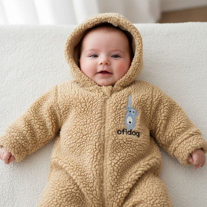 Зимен Гащеризон „Happy Dog“ с качулка