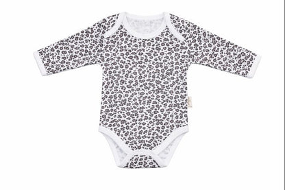 Бебешко боди с дълъг ръкав – Леопардов принт